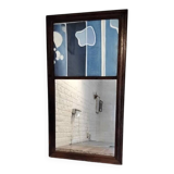 Trumeau mirror with abstract decoration