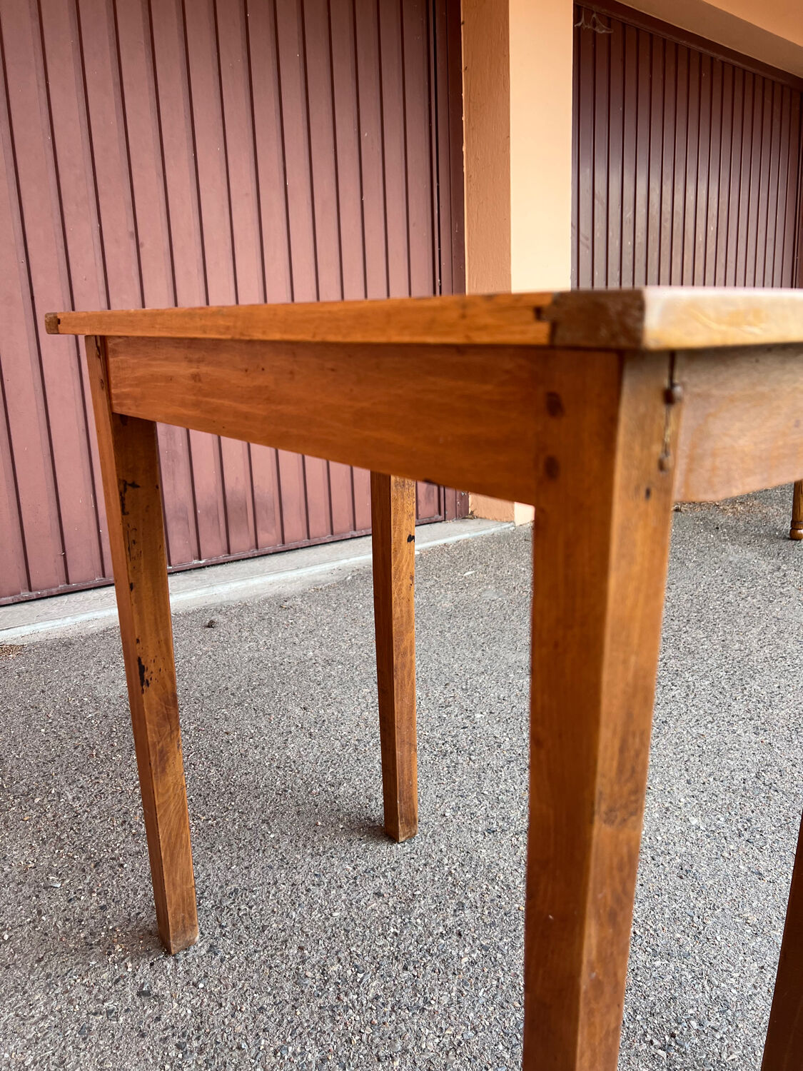 Small wooden table