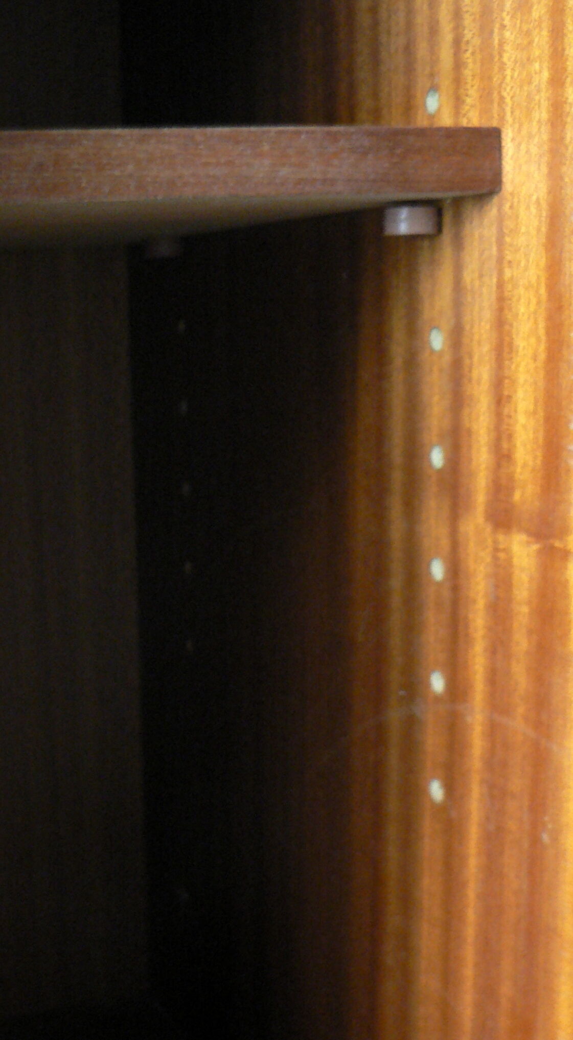 Mahogany row and glass