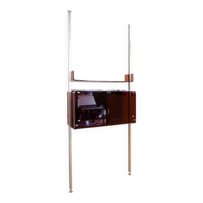 Étagère sol/plafond ou bar (Claustra) Michel Dumas pour Roche Bobois, années 1970
