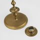 Antique Flemish Copper Disc Candlestick, 15th Century
