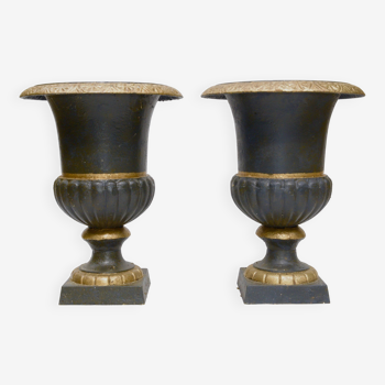 Paire de Vases Médicis Peints