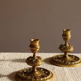 19th century bronze table ends