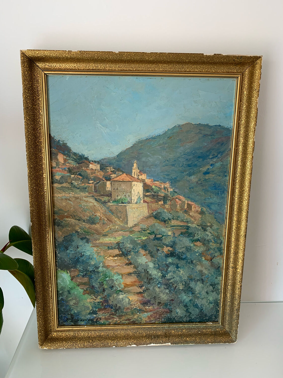 Corsican landscape painting