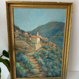 Corsican landscape painting