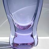 Bohemian Alexandrite Glass Vase by Miroslav Klinger 1960s