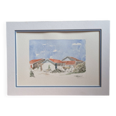 Aquarelle originale – Esprit du Cap Ferret