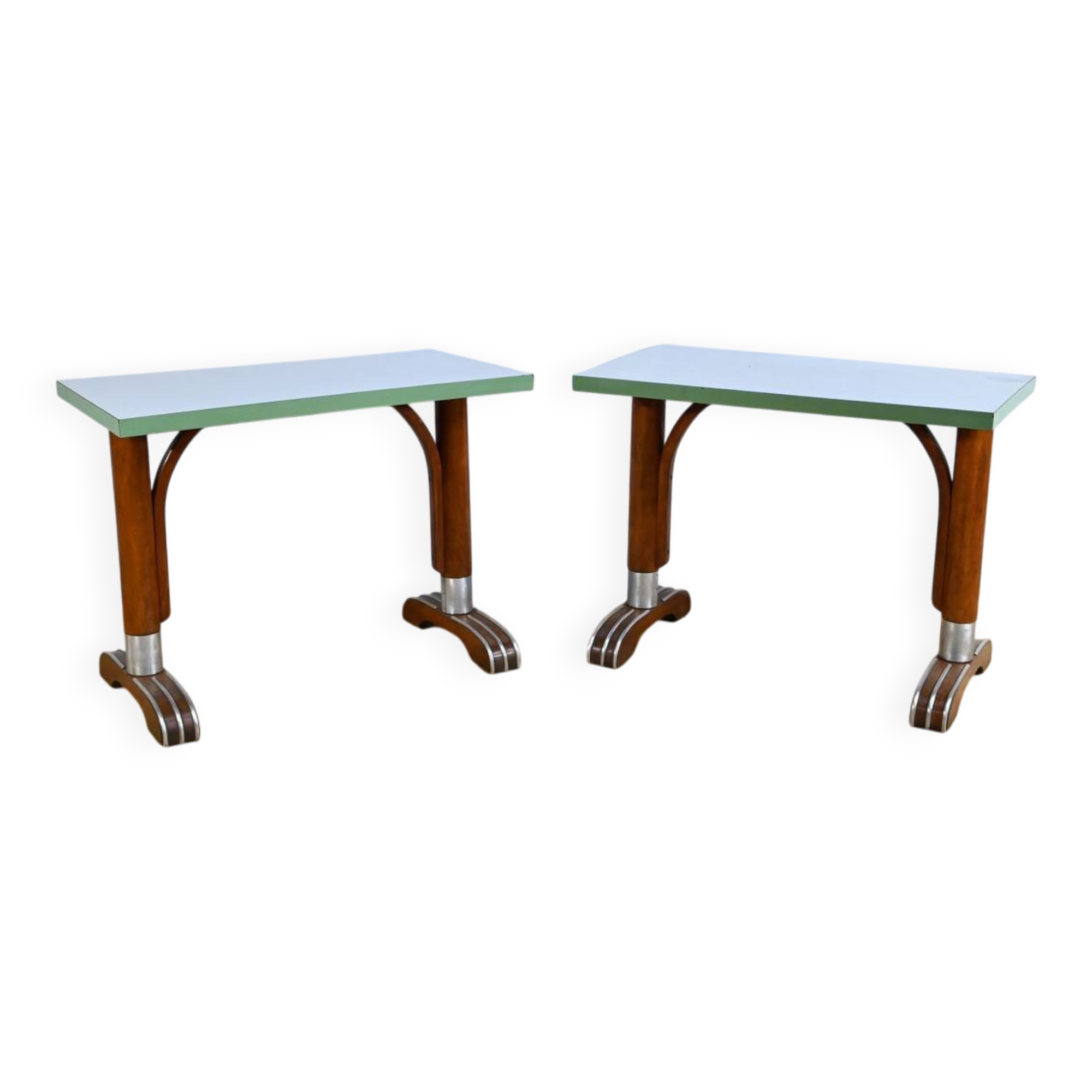Bistro tables in laminate and beech – 1950