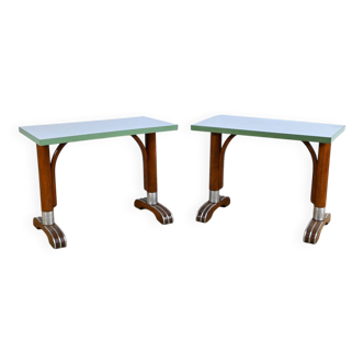 Bistro tables in laminate and beech – 1950