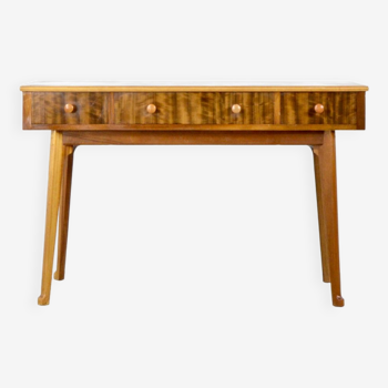 Midcentury Walnut Console Table / Desk By Morris Of Glasgow. Delivery. Vintage Modern / Retro / Dani