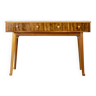 Table console/bureau en noyer du milieu du siècle par Morris de Glasgow. Livraison. Vintage Moderne / Rétro / Dani