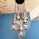 Suspension cascade chrome et verre
