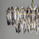 JT Kalmar chandelier, cut glass, 2 levels, Austria, 1970s