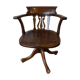 Fauteuil de bureau pivotant époque 1900