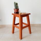 Vintage solid wood stool