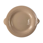 Pink fish plate Digoin Sarreguemines