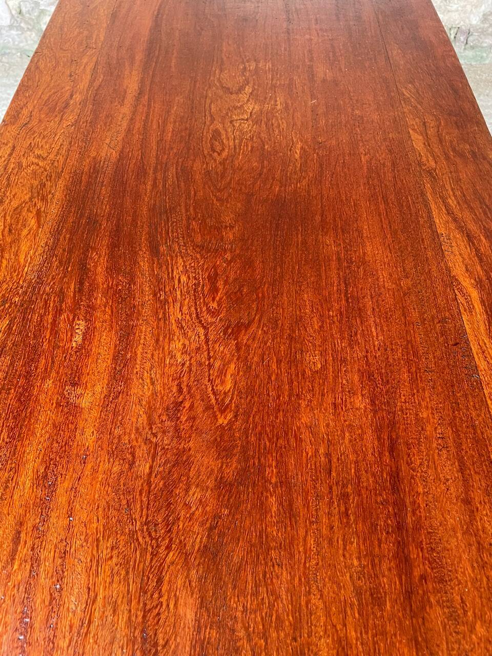 Vintage oak farmhouse coffee table, circa 1950's