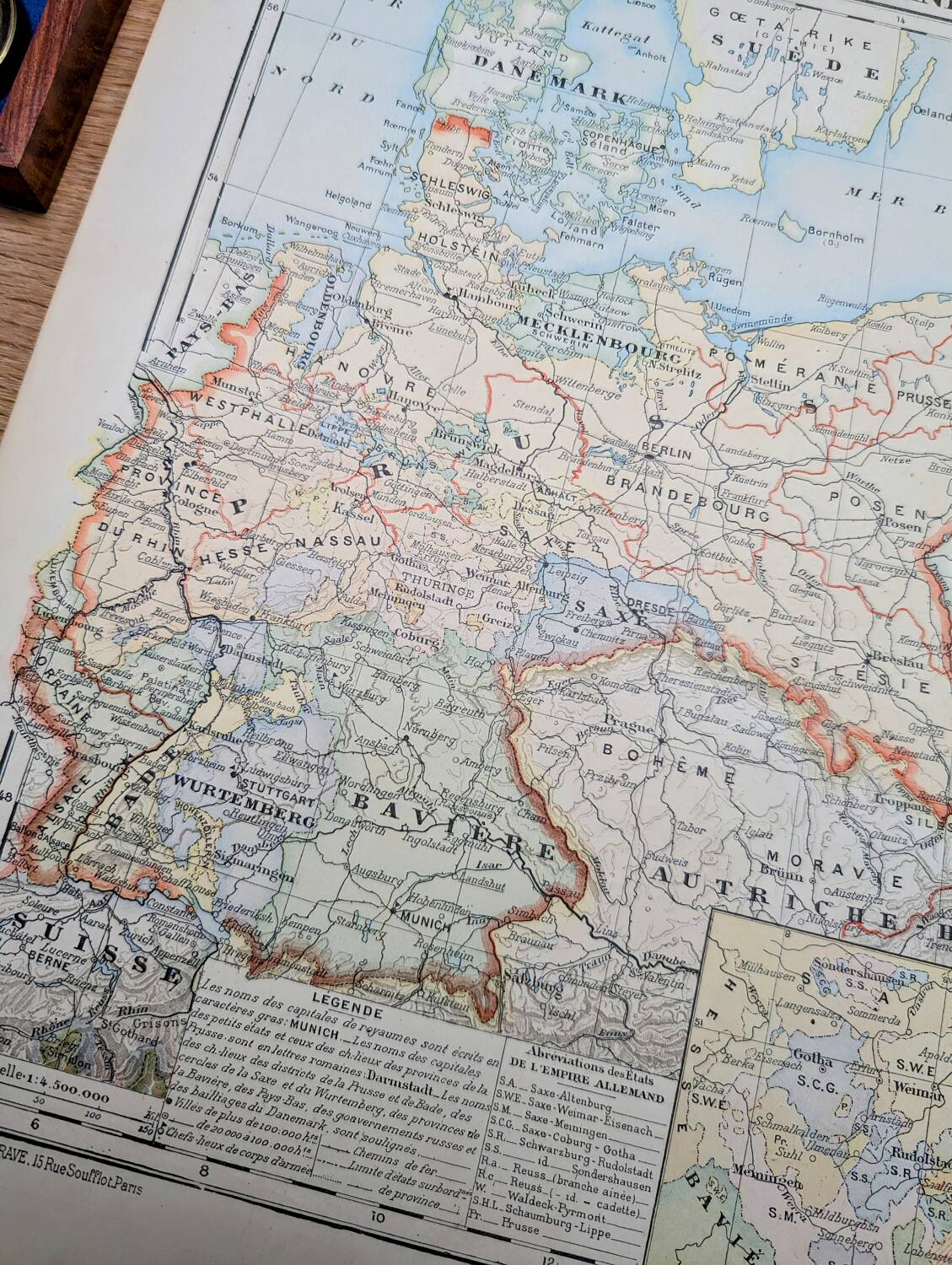 Printed in 1900, The German Empire.