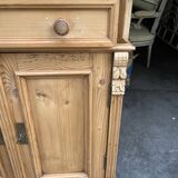 Meuble billot 2 porte en pin