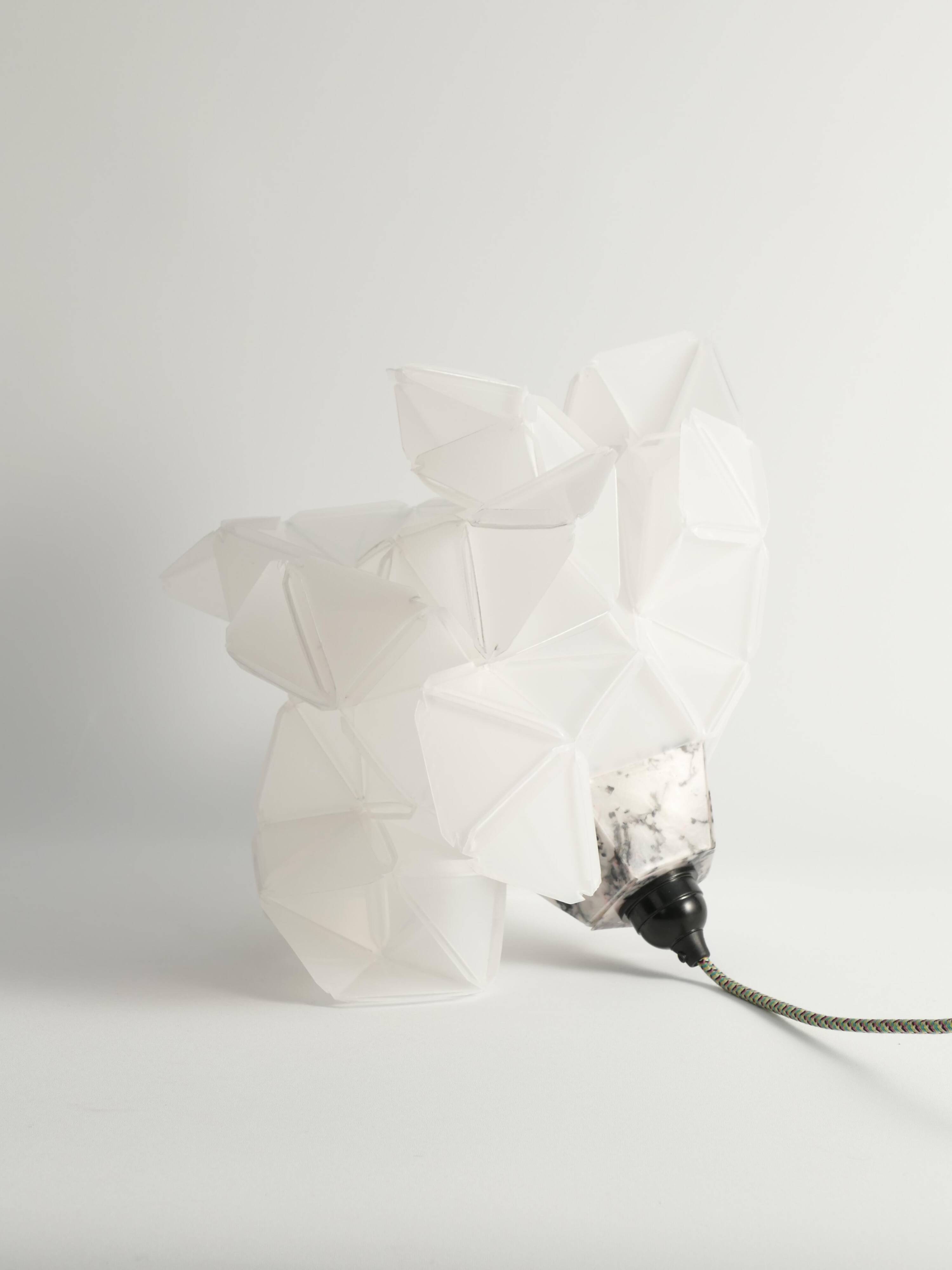 Labyrinth, Hazy, Artisan Table Lamp Light Sculpture, By Republiken