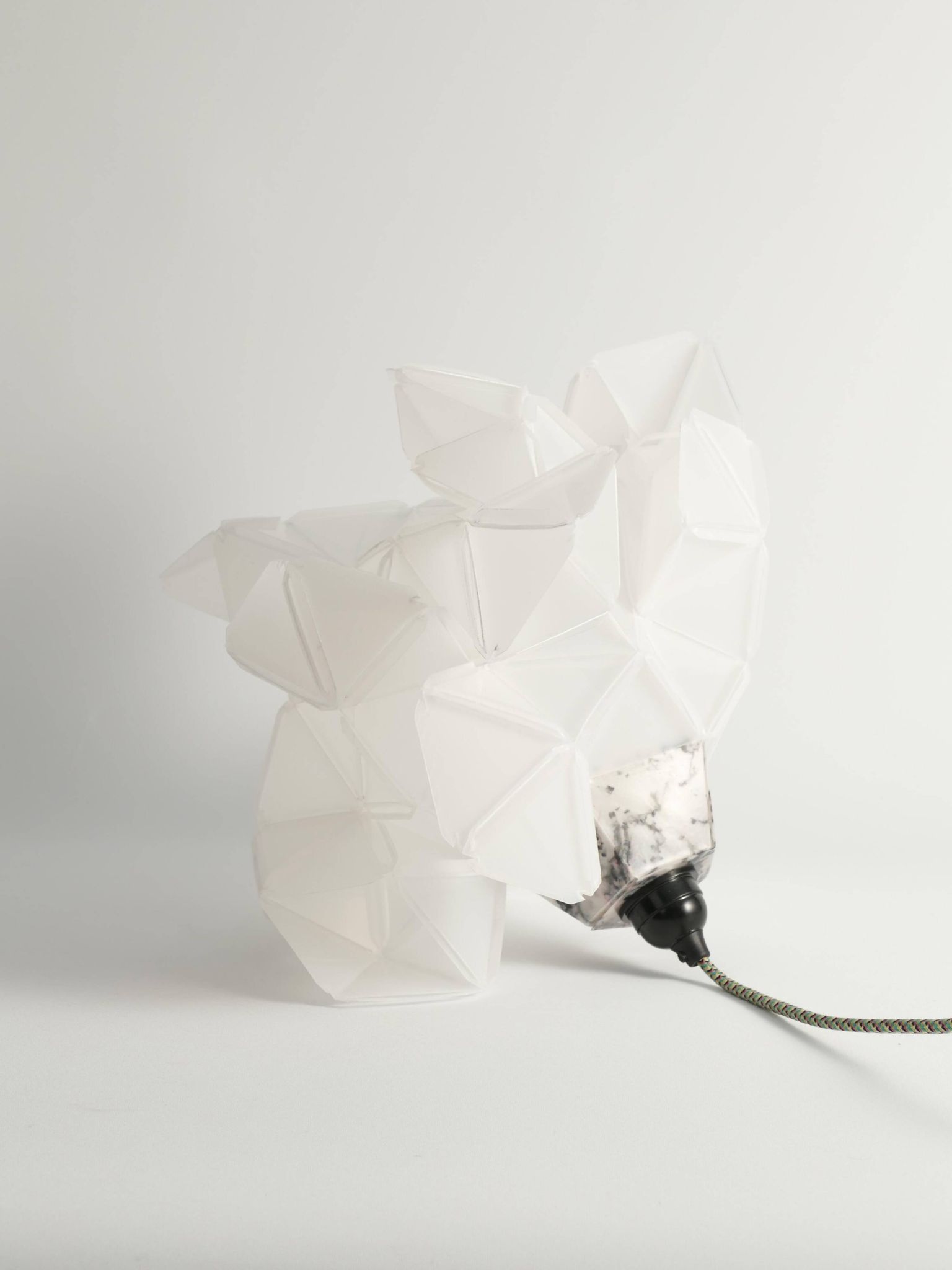 Labyrinth, Hazy, Artisan Table Lamp Light Sculpture, By Republiken