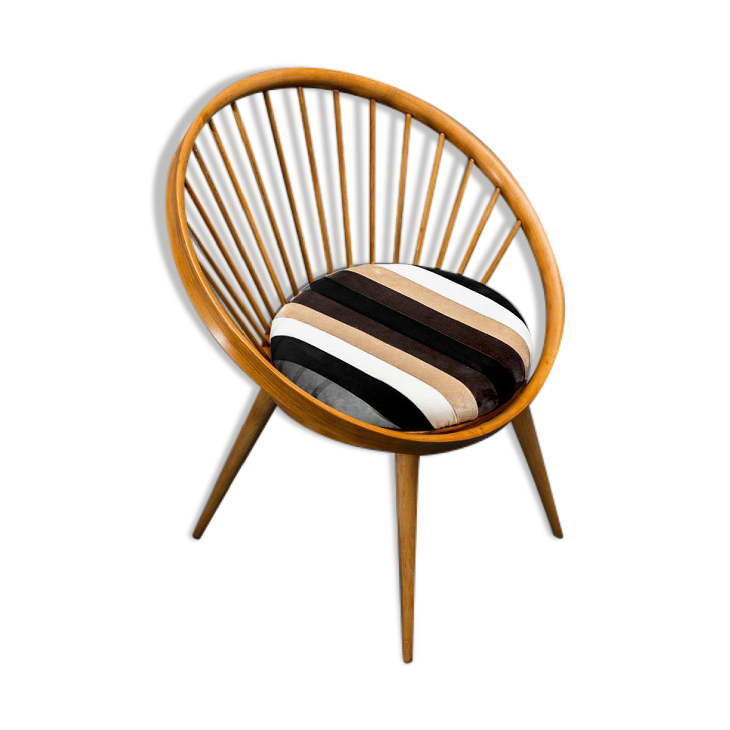 Circular armchair in 60
