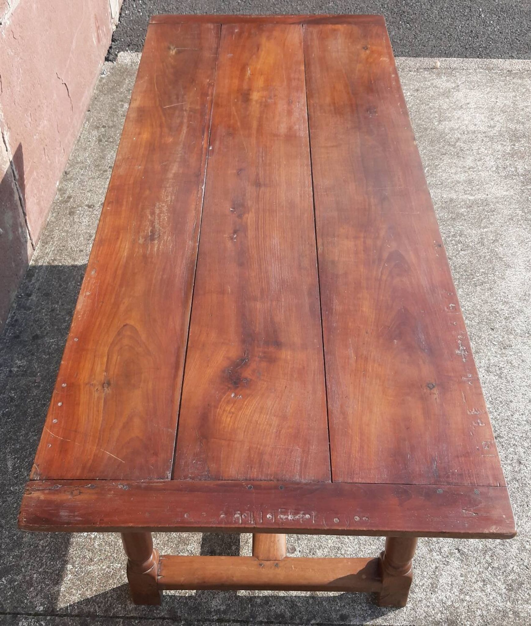 Table de ferme ancienne (175 x 71 cm.)