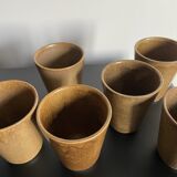 Set of 6 timpani in digoin sandstone
