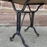 Parisian cast iron bistro table Mid-century French Paris café Montmartre bistro table 80s