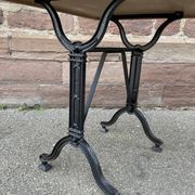 Parisian cast iron bistro table Mid-century French Paris café Montmartre bistro table 80s