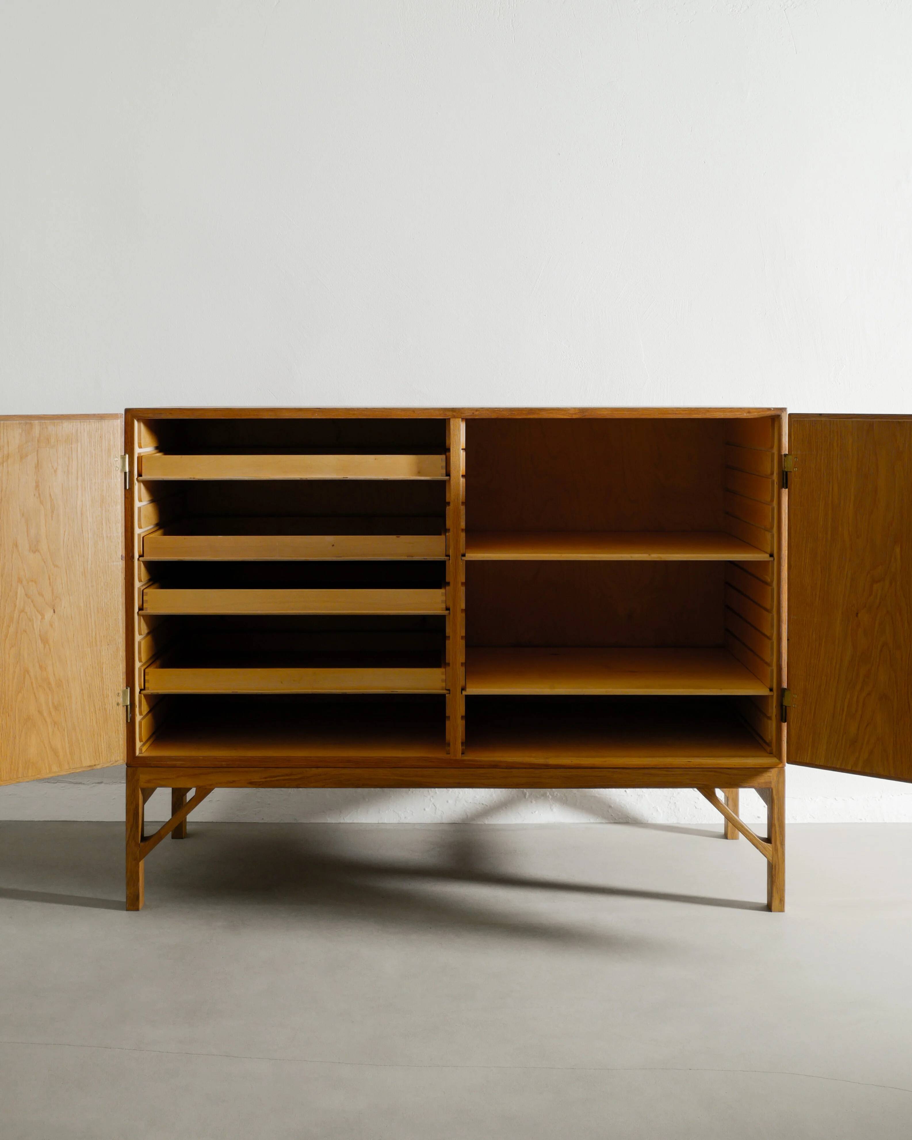 Vintage Danish Mid Century Wooden "232" Sideboard by Børge Mogensen, 1960s