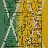 Joaquín torres garcia: the hold of the boat - original lithograph