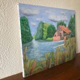 Painting The Mill of Maintenay