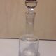 Portieux engraved glass liquor decanter with pretty cap