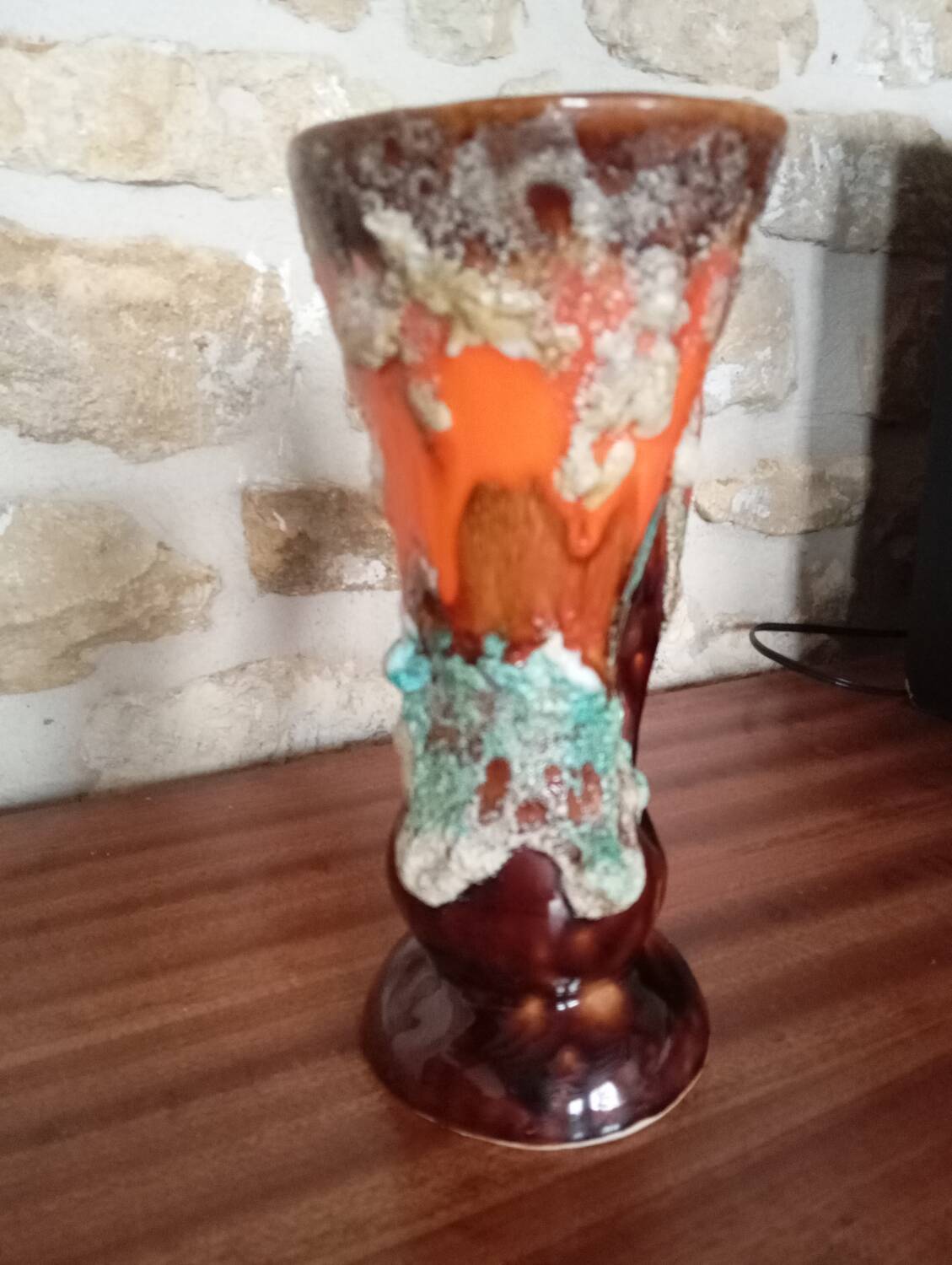 Vallauris style vase