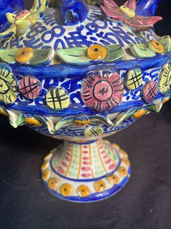 Bouteille botijo en barbotine, 1900