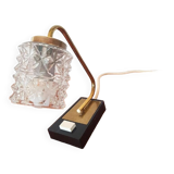 Glass and bakelite lamp from the 70s