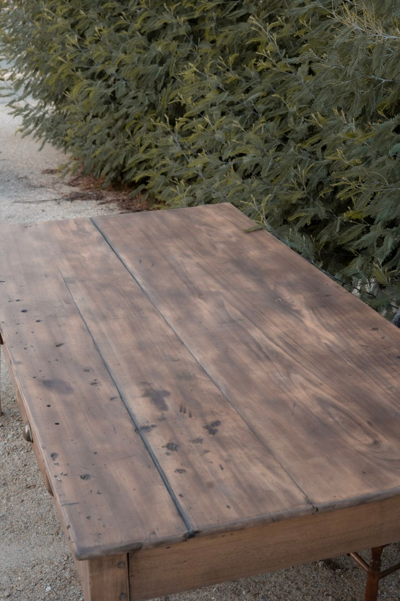 Renovated old farmhouse table