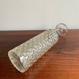 Vintage Textured Glass Vase, 1960s–1970s