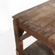 Table console industrielle française en bois, années 1920