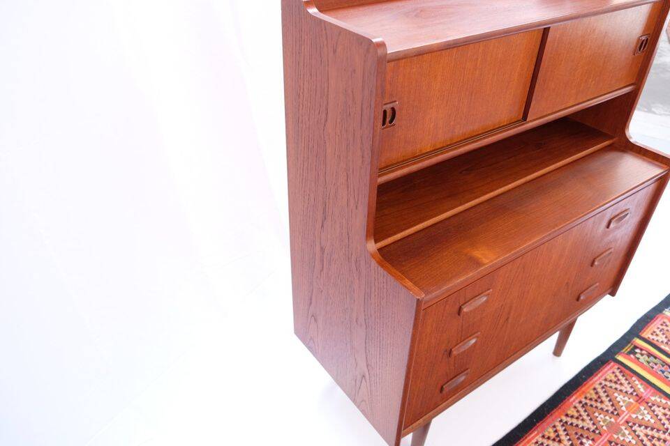 Vintage Danish secretary from the 1960s/70s, in teak, mid-century style.