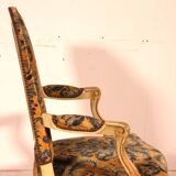 carved armchair with a Louis XV style - 19th century