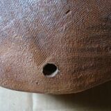 Ethnic ceramic wall lamp signed.