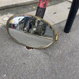 Brass mirror,