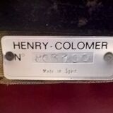 Fauteuil pivotant estampillé Henry Colomer
