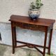 Vintage carved wooden console and aesthetics