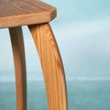 Vintage pine plant shelf, plant stand Sweden 1960