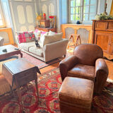 Club chair + footrest