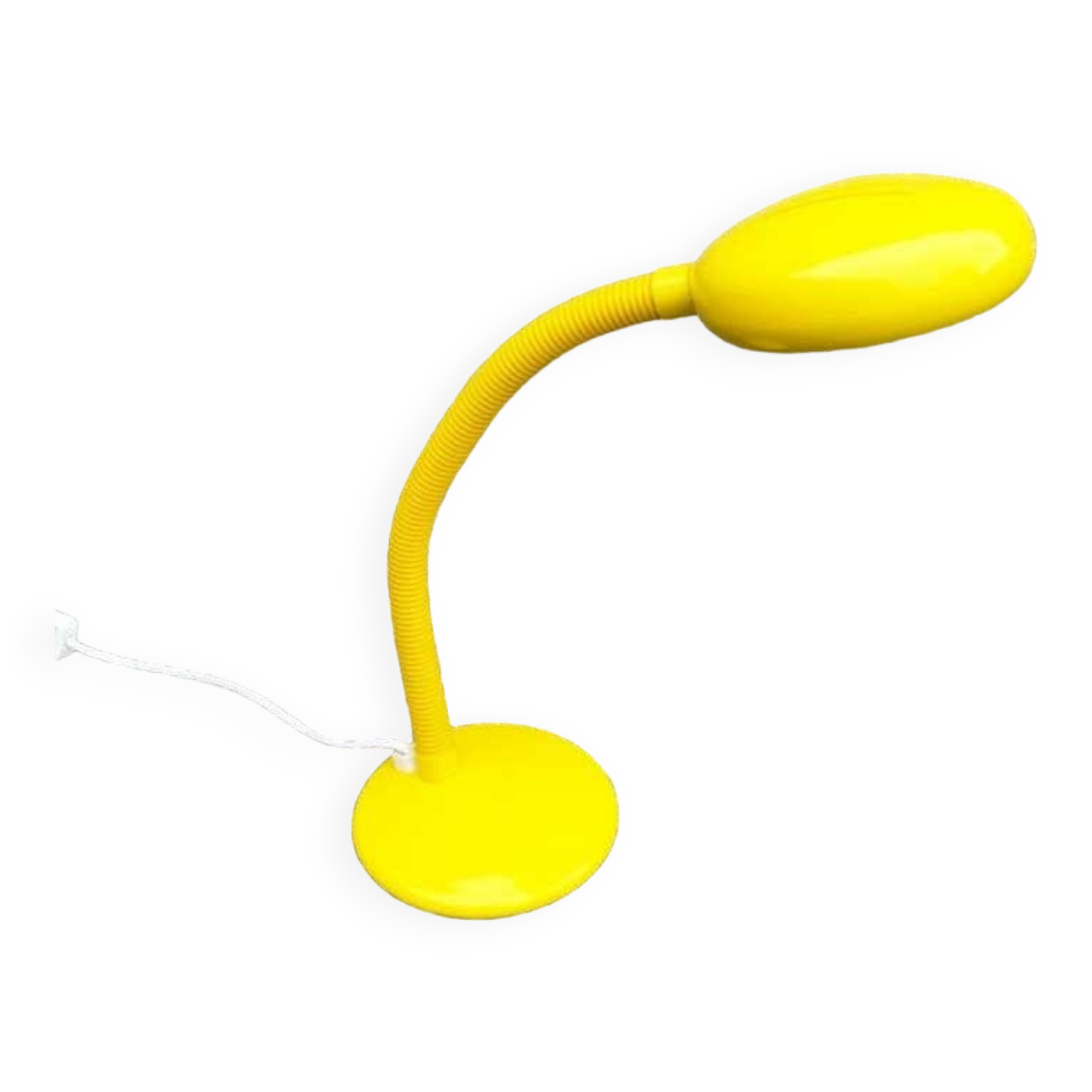 Vintage yellow Aluminor lamp