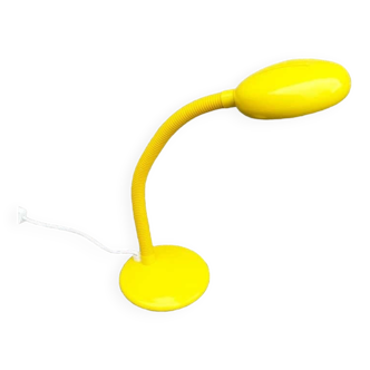 Vintage yellow Aluminor lamp